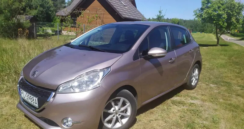 samochody osobowe Peugeot 208 cena 22900 przebieg: 196500, rok produkcji 2012 z Leszno